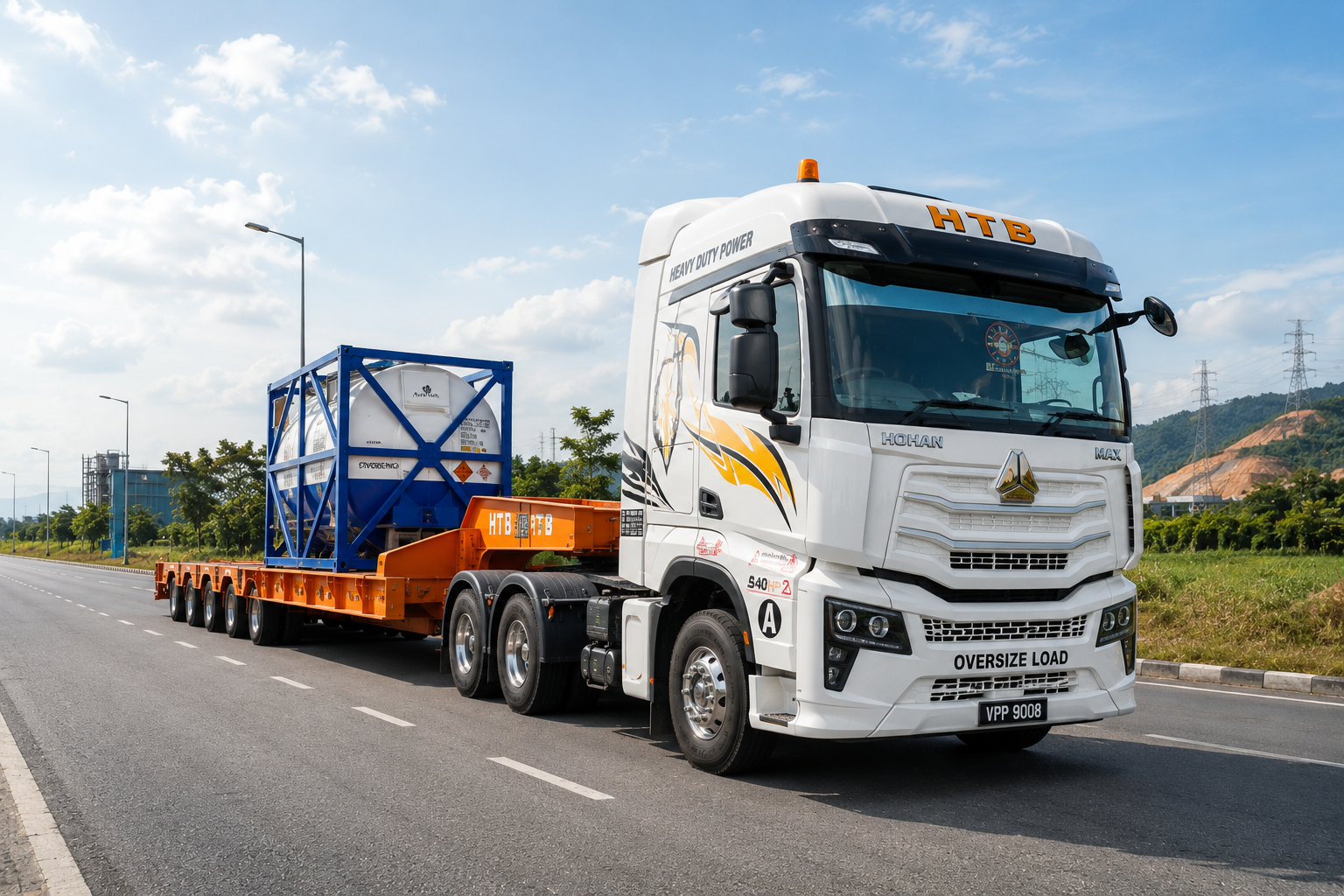 oil and gas equipment transport Malaysia