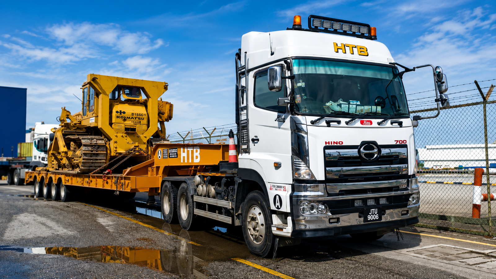 heavy machinery transport Malaysia Singapore