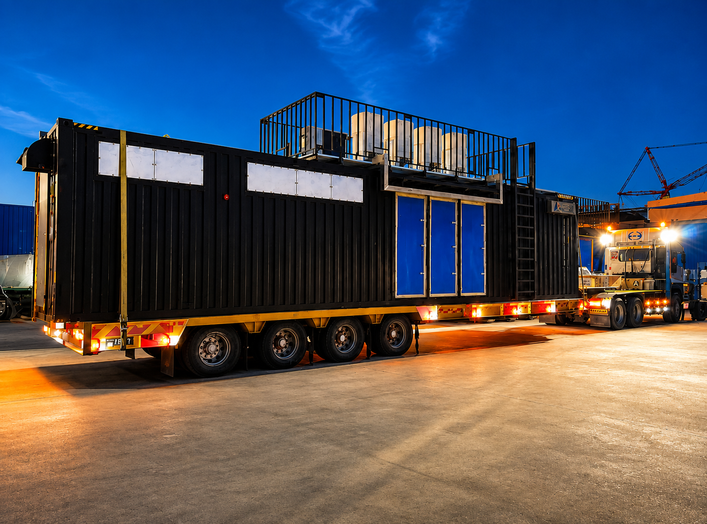 heavy machinery transport project Johor Malaysia