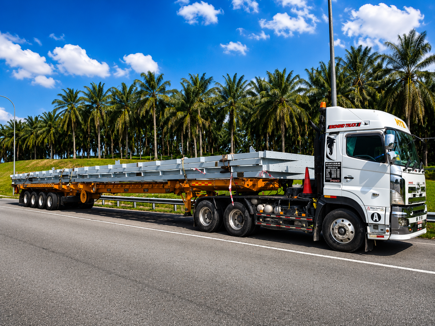 pole trailer transport Malaysia